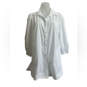 Lilly Pulitzer White Button Up Blouse Size Small